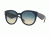 Burberry BE4260F Single Vision Prescription Sunglasses, 54mm, Blue, BE4260F-369079-54-SV