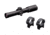 Burris Handgun 2x20mm Rifle Scope, 1in Tube, Second Focal Plane, Non-Illuminated Plex Reticle, MOA Adjustment, w/ Burris Zee 1in Steel Rifle Scope Rings Rings, Low, Black, Matte, 200218-KIT1