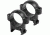 Burris Zee 1in Steel Rifle Scope Rings  - Medium, Black Matte, 420084