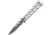 Bear &amp; Son Cutlery Butterfly Folding Knife, 3.3in, Damascus Steel, Drop Point Blade, Stainless Steel Handle, SS15D