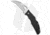 Byrd Crossbill Folding Knife, 3.50in, 8Cr13MoV Stainless Steel, Hawkbill Blade, G10 Black Handle, Steel/Black, 7.75in, BHQ-7365