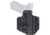 C&amp;G Holsters Covert Kydex OWB Belt Holster w/Omega and Kickramp, Glock 17/22/47, Right Hand, CNC Machined, Black, 0000-100