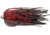 C&amp;H Lures King Buster Lure, 1/8 oz Head, Black/Red Mylar Skirt, 2.5 in, 3 Piece, CH-KB19