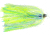 C&amp;H Lures King Buster Lure, 1/8 oz Head, Blue/Chartreuse/Silver Skirt, 2.5 in, 3 Piece, CH-KB28