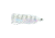 C&amp;H Lures Mahi Buster Bling 1oz, 6in, 1oz, White Silver Glitter Head, Clear/Pearl Disco Holographic Skirt, CH-MB04-1