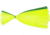 C&amp;H Lures Sea Witch Trolling Lure, 1/2 oz Head, Chartreuse/Green Skirt, CH-NSW07-1/2