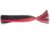 C&amp;H Lures Sea Witch Trolling Lure, 1.5 oz Head, Black/Red Skirt, CH-NSW19-1.5