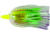 C&amp;H Lures Smoker Choker Trolling Lure, 4in, Chartreuse/Green/Pearl Skirt Luminescent Head, CH-SC01
