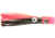 C&amp;H Lures Stubby Bubbler Trolling Lure, 5.5in, Black/Pink/Pearl Skirt, CH-SBB07