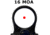 C-MORE Serendipity Red Dot Sight w/Click Switch,Frame Width .750in,Red, 16 MOA CSL750R-16