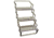 C.R. Brophy Aluminum Scissor Steps 3 Step 24 30 Vert. Ext., AS03