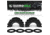 Rhino USA D-Ring Shackle Isolators 364E51FA, Green, GRN-SHACK-ISO