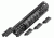 CAA AR15/M16 Aluminum 6 Rail System-M4 Carbine, Black X6 