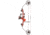 DEMO, Cajun Bowfishing Sucker Punch RTF Bowfishing Bow Kit, Right Hand, Black/Red, A4CB21005R