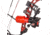 DEMO, Cajun Bowfishing Sucker Punch RTF Bowfishing Bow Kit, Right Hand, Black/Red, A4CB21005R