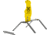 Caldwell AR500 Prairie Dog Popper Auto Reset Target, AR500 Steel, Yellow, 1178561