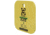 Caldwell AR500 5in Gong Target, Yellow, 4002311