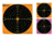 Caldwell Orange Peel 12-in Bullseye Targets, Chartreuse/White, Orange Peel, Pink
