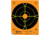 Caldwell Orange Peel 5.5-in Bullseye Targets, 50 sheets