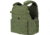 Caliber Armor AR550 Level III+ Body Armor and Condor MOPC Package, Shooters Cut, OD Green, Medium/2XL, 19-AR550-MOPC-OD