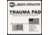 Caliber Armor Extreme Impact Trauma Pad Shooters Cut, Black, 8 X 10, 19-TRAUMAPAD-0810-SC