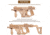 Caliber Gourmet Rubber Band Gun Puzzle CBGP2L02MG