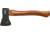 CrossFire American Hickory Hatchet Axe, 14 in Blade, Carbon Steel, Plain, 19345