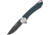 Camillus Knives Cirque Linerlock Slate Folding Knife, 2.75 black Carbonitride Titanium coated AUS-8 sta, Slate blue G10 handle, 19641