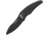 Camillus Knives Wildfire 2 Folding Knife, 3.25in Black Carbonitride Titanium Coated Aus-8 SS Blade, Black Glass Filled Nylon Handle, Pocket Clip, Robo Quick Launch Linkage System, Black, 19816