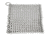 Camp Chef 7in x 7in Chainmail Scrubber, Silver, 7in x 7in, CMS7