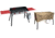 Camp Chef Pro 90X - 3 Burner Stove, Black and Red, with Tan Patio Cover, PC42