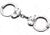 Campco UZI Handcuffs, Silver, Steel, UZI-HCEU-SC-NIJ