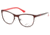 Candies CA0124 Eyeglass Frames - Matte Bordeaux Frame Color