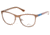 Candies CA0124 Eyeglass Frames - Matte Dark Brown Frame Color
