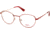 Candies CA0168 Prescription Eyeglasses - Shiny Red Frame, Shiny Red Lenses, 50 mm Lens Diameter CA016850066