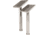 Cannon 9in Stainless Steel Gimbal Mount, Steel CANN-1903005