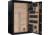 Cannon Safe Deluxe 33 Fireproof 36 Gun Safe, 60x40x24in - Hammertone Black/Brass CA33-H1FDB-13