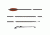 Carbon Express ATLATL 6 ft Dart Kit, Black 55203, EDEMO1