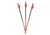 Carbon Express Maxima RED Arrow - Each, .300, Red/Black, CX05664