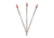 Carbon Express Maxima Red Contour Arrows, 350, 6pk, Fletched, 51192