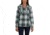 Carhartt Beartooth Hooded Flannel Shirt - Womens, Navy, Large, 103235-412-REG-L