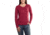 Calumet Long Sleeve V-Neck T-Shirt - Womens-Dark Red Heather-X-Small