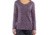 Calumet Long Sleeve V-Neck T-Shirt - Womens-Purple Sage Heather-Medium