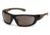 Carhartt Carbondale Safety Glasses w/Antique Bronze Lens, Black/Tan, CHB290DCC
