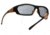 Carhartt Carbondale Safety Glasses w/Gray Lens, Black/Tan, CHB220DCC