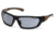 Carhartt Carbondale Safety Glasses w/Gray Lens, Black/Tan, CHB220DCC