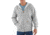 Carhartt Midweight Hooded Zip-Front Sweatshirt - Men's, Heather Gray, Small/Regular, K122-HGY-REG-SML