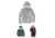 Carhartt Clarksburg Sherpa Lined Hoodie - Womens, Asphalt Heather Nep, Balsam Green Heather, Fudge Heather