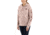 Carhartt Clarksburg Sleeve Logo Hooded Sweatshirt - Womens, Rose Smoke Heather, Large, 102791-P01-REG-L