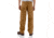 Carhartt Double-Front Work Dungaree Washed Duck - Mens, Dark Brown, 34 Inseam, 32 Waist, B136-DKB-34-32